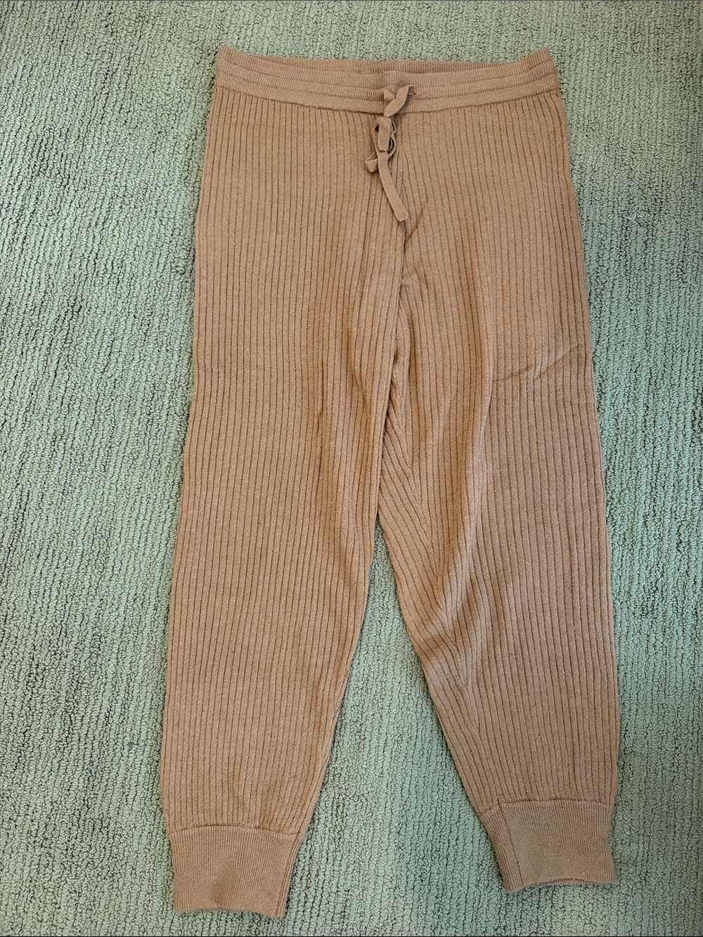 Spiritual Gangster Ribbed Drawstring Joggers - orange